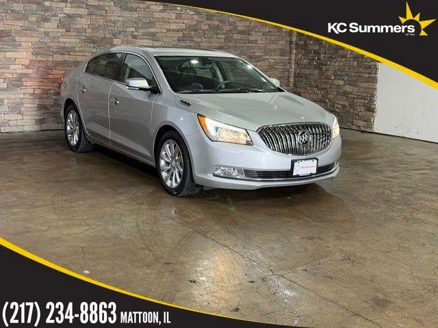 2014 Buick LaCrosse Leather in Quicksilver Metallic — front three-quarter view