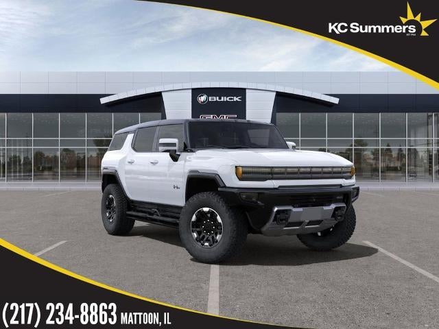 2025 GMC HUMMER EV SUV 2X in Interstellar White — front three-quarter view