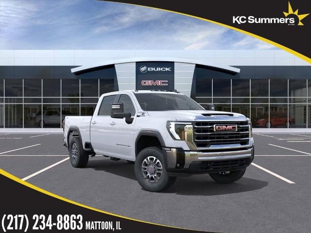2026 GMC Sierra 2500 HD SLE in Summit White — front three-quarter view