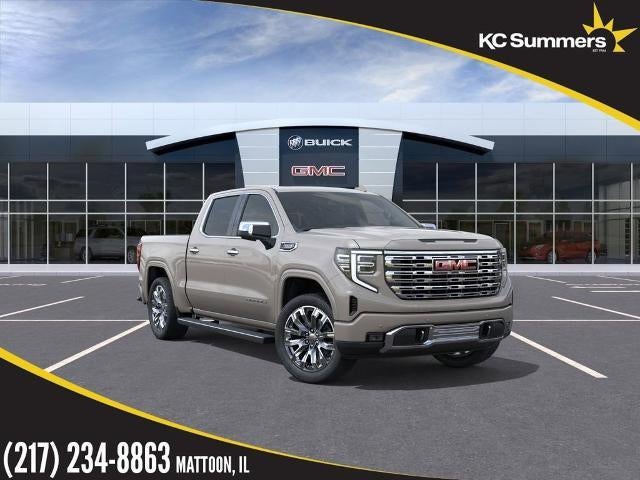 2026 GMC Sierra 1500 Denali in Coastal Dune — front three-quarter view
