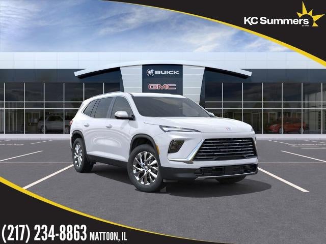 2026 Buick Enclave Preferred in Summit White — front three-quarter view