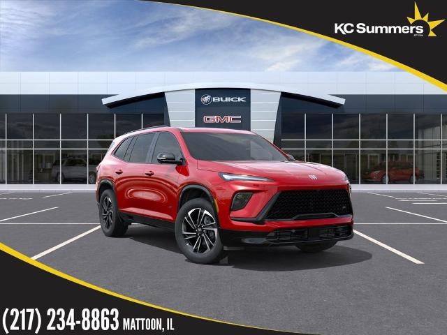 2026 Buick Enclave Sport Touring in Cherry Red Tintcoat — front three-quarter view