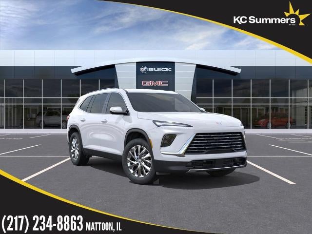 2026 Buick Enclave Preferred in Summit White — front three-quarter view